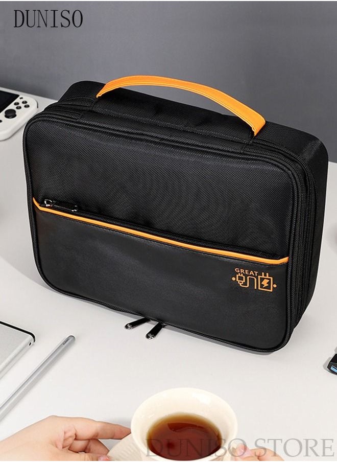 Portable Digital Storage Bag Set Data Cable Storage Bag Waterproof and Wearproof Electronic Organizer Pouch Bag for Data Cable Headphone Power Bank U Disk - pzsku/ZB114B0864958D664D49DZ/45/_/1692754766/fd51bb1d-22b4-4e11-86e1-e4bbad7e4861