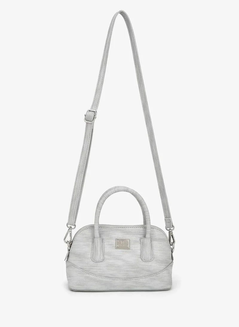 فلورا بيلا من شو إكسبرس Flora Bella Monogram Bag With Double Handles, Hanging Charm, And Additional Shoulder Strap