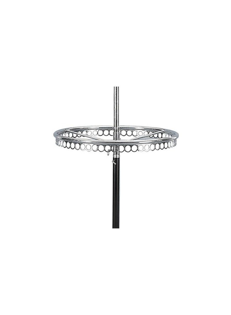 Round turning garment display stand with steel cutting circle display 2 level circle 75CM  - Image 2