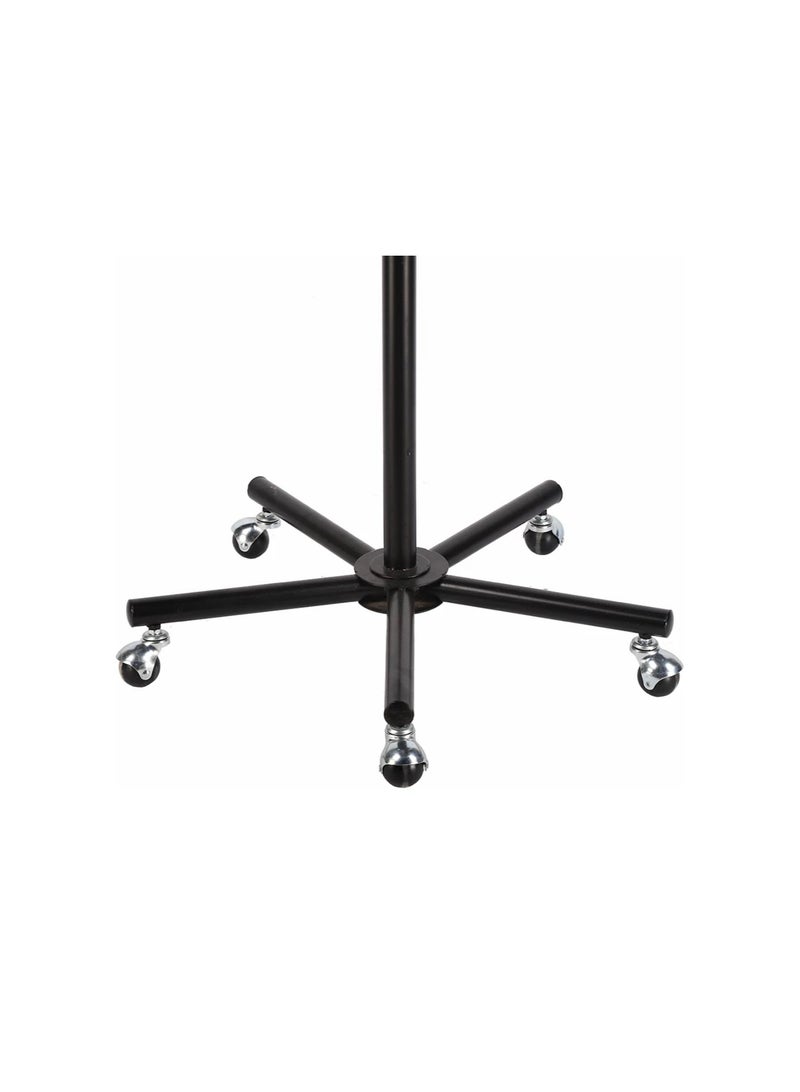 Round turning garment display stand with steel cutting circle display 2 level circle 75CM  - Image 4