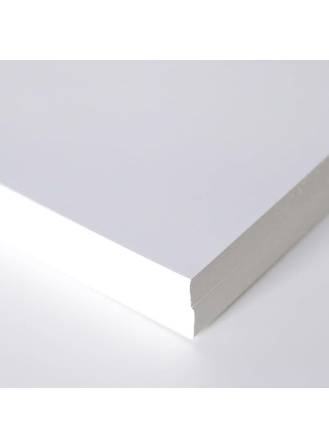 firstnock 300 GSM A5 White Card Stock Paper Matt Finish, Thick White Paper 50 Sheets Perfect for Crafting, Scrapbooking, Invitations, and More - Image 1