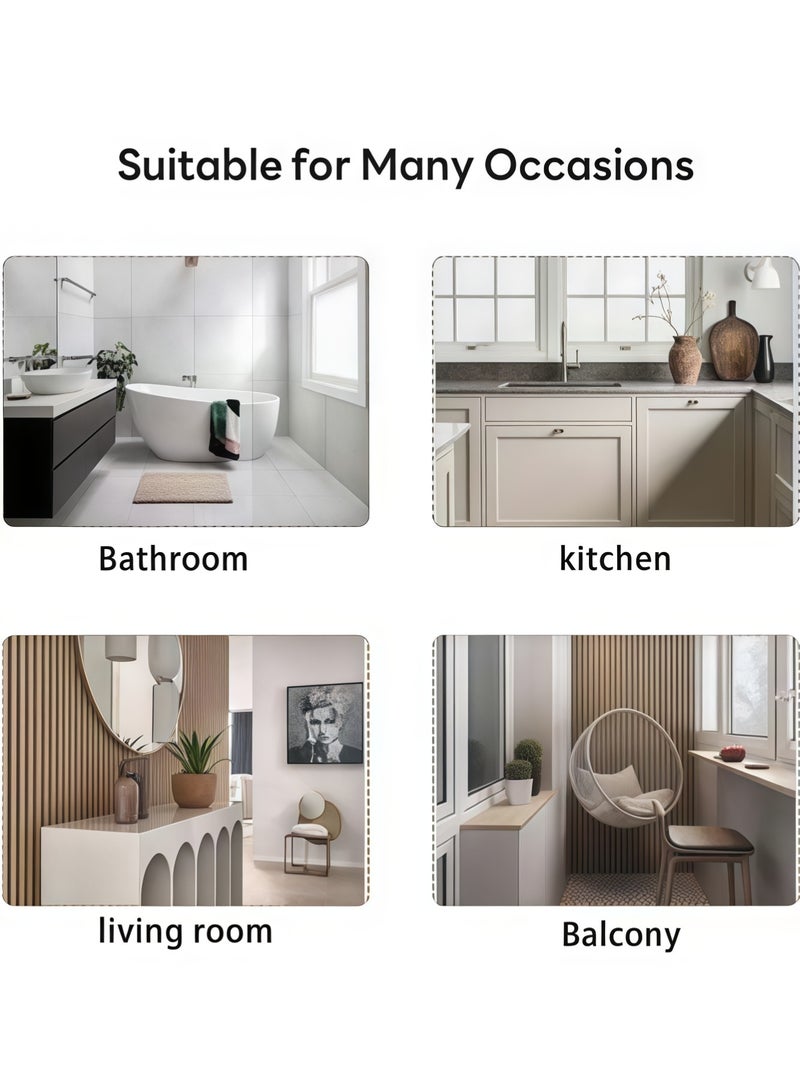 XiuWoo Kitchen Floor Mats Rugs, L-shaped carpet, Cushion Floor Carpet, Waterproof, Oil Resistant and Anti-Fatigue Standing Mat for Kitchen, Floor, Office, Sink, Laundry(70*70cm,80*80cm) - Image 5