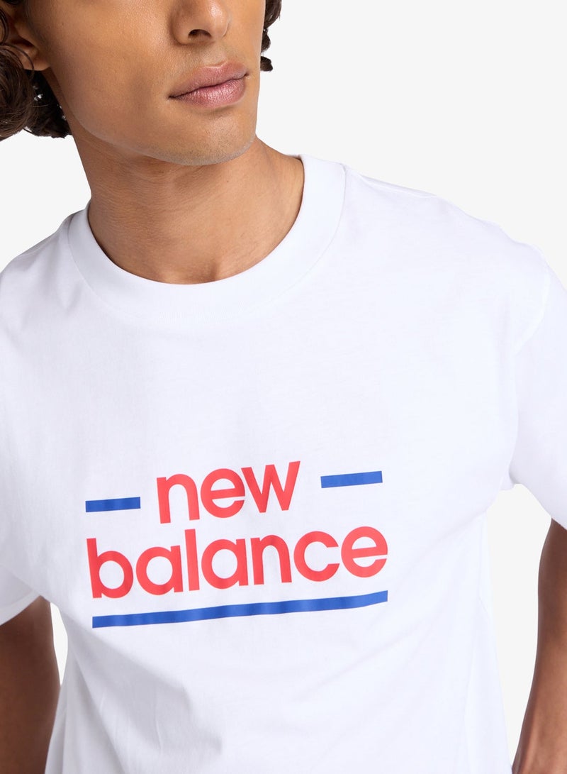 New Balance Linear Lines T-Shirt - Image 4