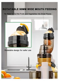 OTTAL OTTAL  High Performance Electric Juicer for Fruits and Vegetables | 200 Watts with Large 3.55 inch Caliber for Maximum Juice Yield (White)  - Image 2