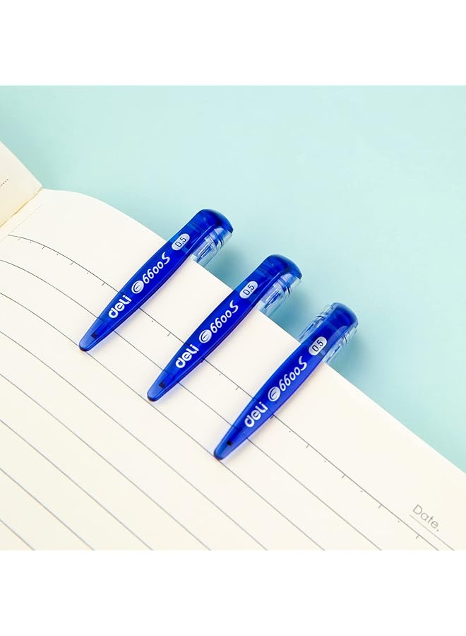 Deli Daily Gel Penbullet Tip: 0.5Mmblue - Image 4
