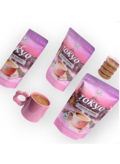 NAMIROSEUS Tokyo vanilla coffee with glutathione, collagen and chia seeds 3*1, three pieces  - Image 2