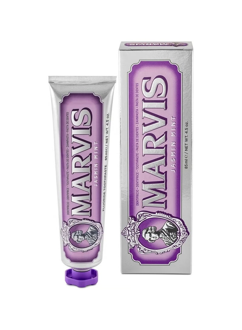 Marvis Jasmin Mint Toothpaste 85ml - A Choice of Brightness and Fragrance Exclusively for Women - Image 1