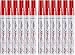 Lesun Red Paint Pens Markers 12 Pack Waterproof OilBased Paint Pen Set Quick Dry Permanent Markers for Metal Rock Painting Stone Ceramic Wood Fabric Plastic Canvas Glass Mugs Tires - Image 2