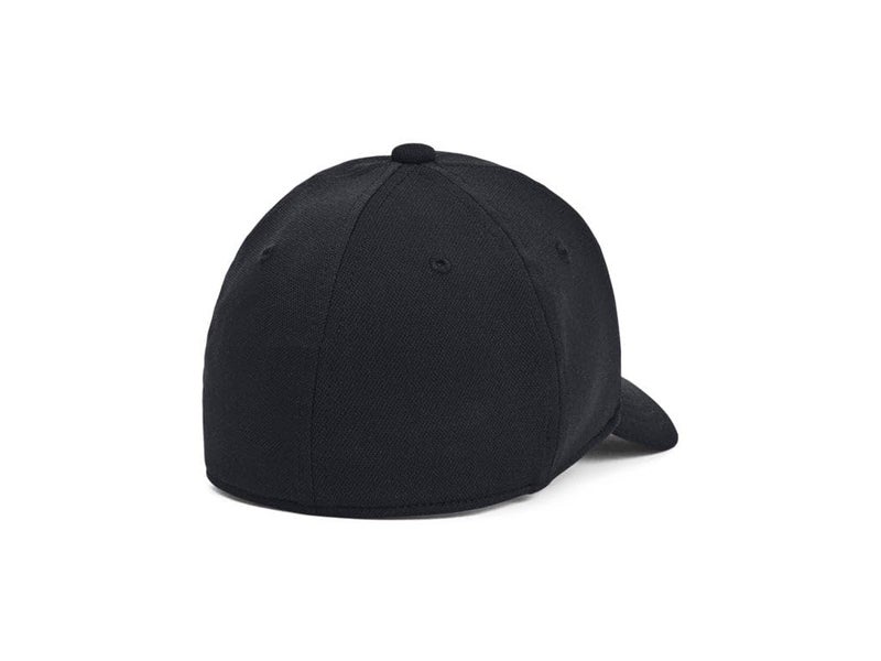 Under Armour Boys Blitzing Cap Stretch Fit, (002) Black / / Mod Gray, Medium/Large - Image 2