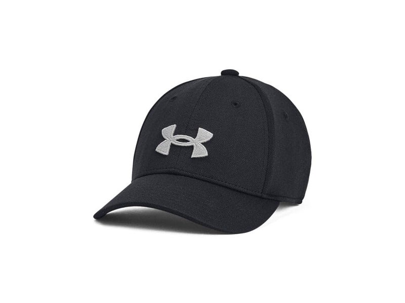 Under Armour Boys Blitzing Cap Stretch Fit, (002) Black / / Mod Gray, Medium/Large - Image 4
