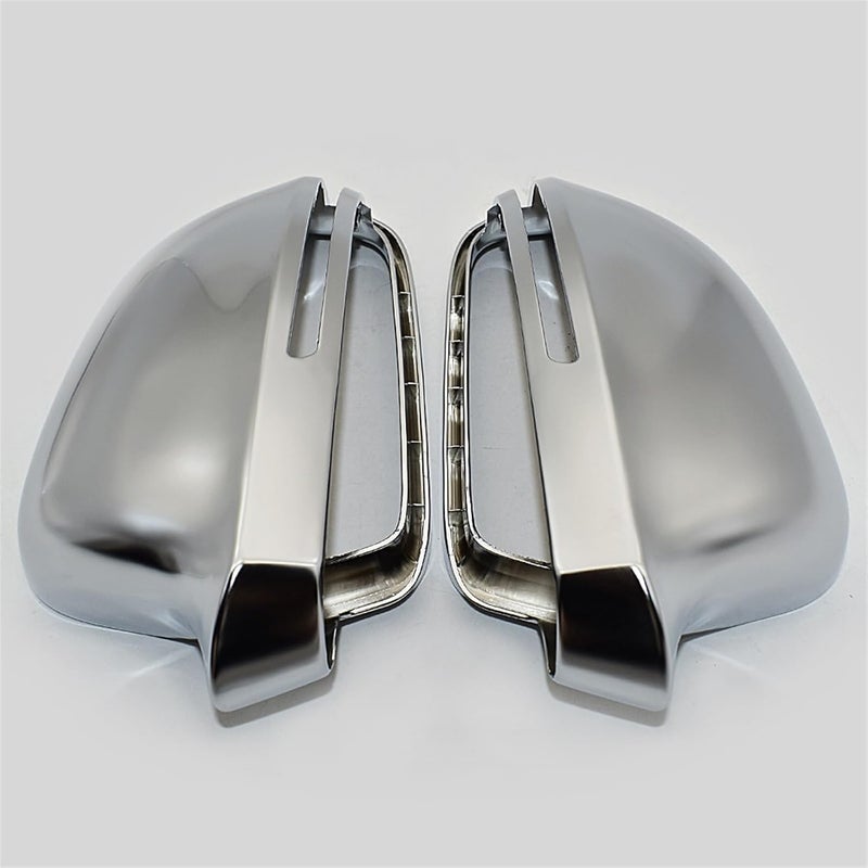 Vuzmode Matt Chrome Rearview Side Mirror Caps - Image 2