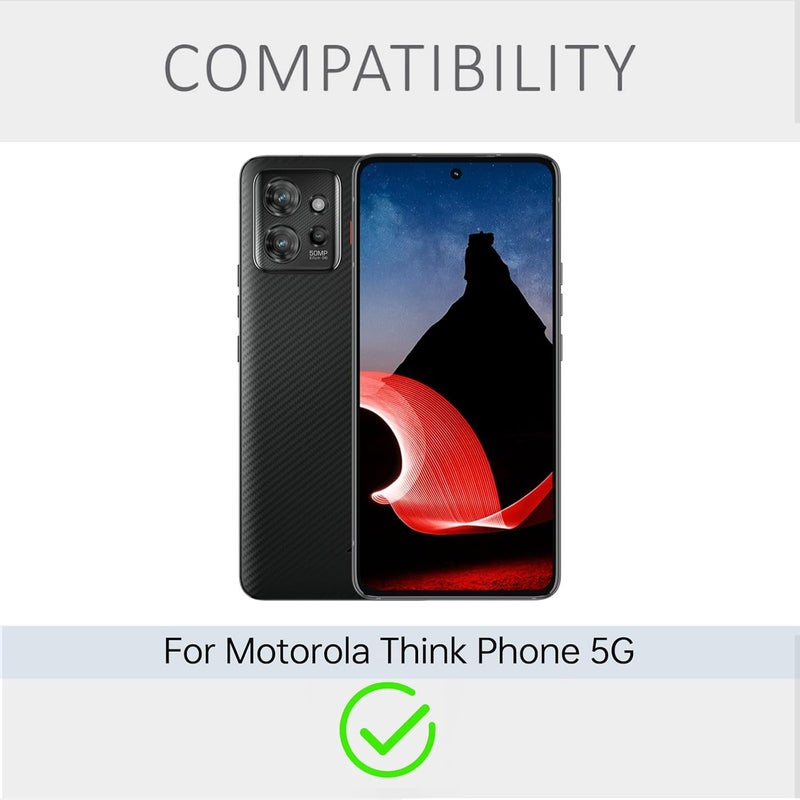 UltiUnison واقي شاشة لجهاز Motorola ThinkPhone [ليس زجاجيًا]، فيلم مرن عالي الوضوح شفاف واقٍ من الخدوش من مادة TPU الناعمة لجهاز Motorola ThinkPhone - Image 2