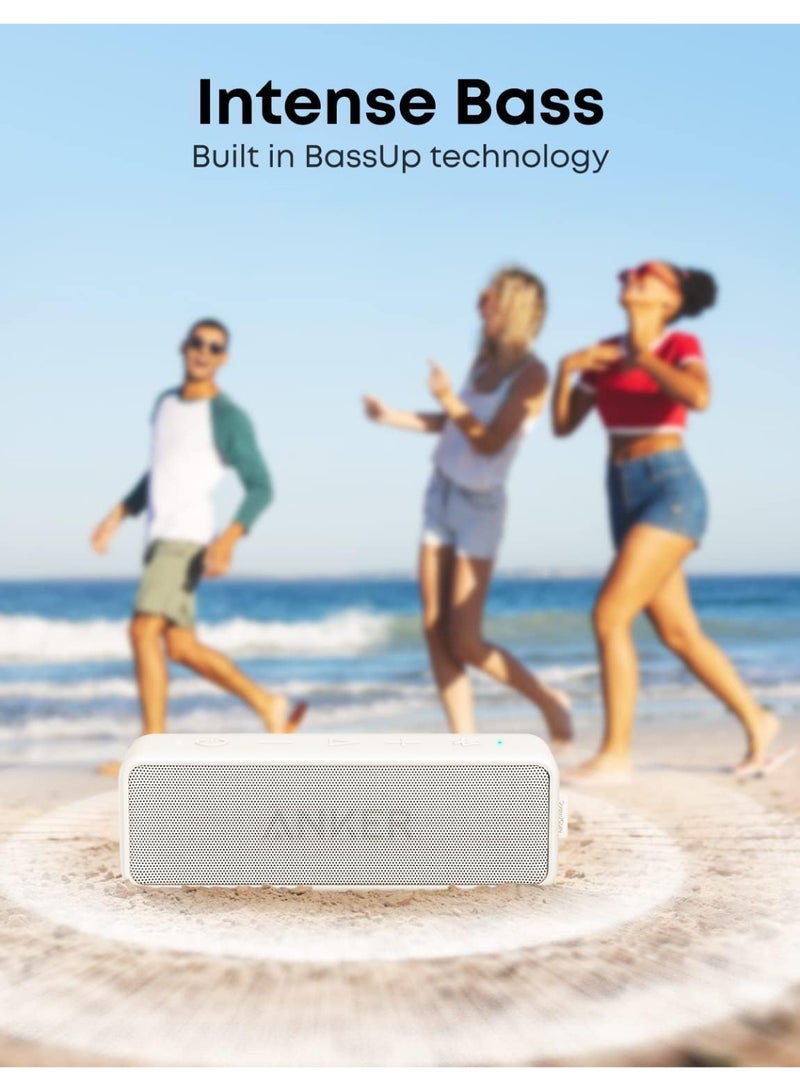 Anker Soundcore 2 Portable Bluetooth Speaker with 12W Stereo Sound, BassUp, IPX7 Waterproof, 24-Hour Playtime, Speaker for Home, Outdoors, Travel - Image 2