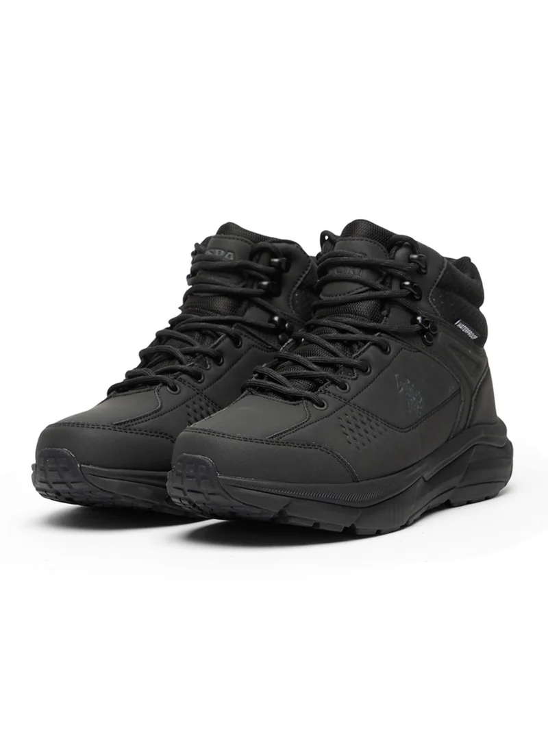U.S. Polo Assn. Women's Black High-Top Waterproof Sneakers with Lace-Up Design – Durable and Stylish for All-Day Comfort