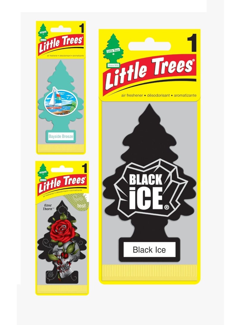Little Trees بطاقات معطرة معلقة من ليتل تري 3 قطع - Image 1