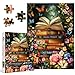 PICKFORU Vintage Book Puzzles for Adults 1000 PiecesPICKFORU Retro Flower Garden Jigsaw Puzzle Wildflower PagesDifficult Plant Floral Puzzle for Book Lovers - Image 4