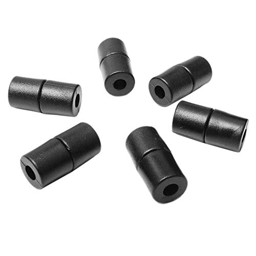 CooBigo 100pcs Black Plastic Buckles Lanyard Safety Breakaway Pop Barrel Connectors for Paracord & Ribbon Lanyards Necklace - Image 1