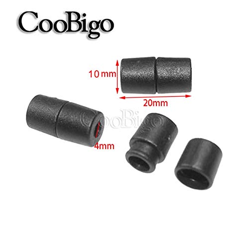 CooBigo 100pcs Black Plastic Buckles Lanyard Safety Breakaway Pop Barrel Connectors for Paracord & Ribbon Lanyards Necklace - Image 2