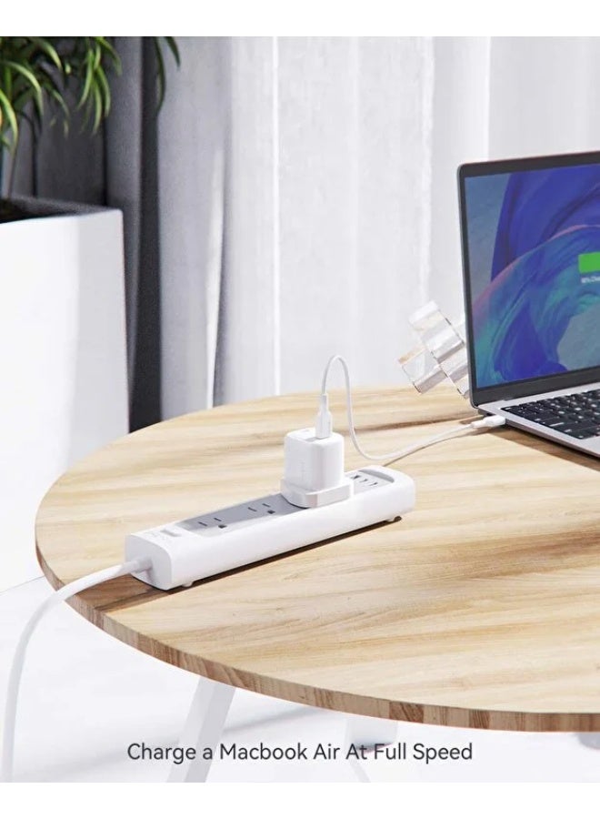 VOLTME 30W GaN III Dual USB-C Fast Charger, PD 3.0 PPS Compact Wall Adapter, 2-Port Super Fast Charging for iPhone 17 Pro/17 Pro Max/16/15/14/13/12/11, Samsung S25/S24/S23 Ultra, MacBook Air, iPad, AirPods, Pixel & USB-C Devices – White - Image 4