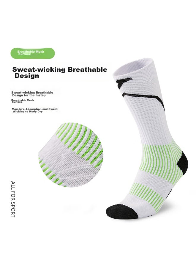 Joma Mid-calf Soccer Socks For Children, Thickened Terry Bottom, Non-slip, Wear-resistant, Moisture-absorbing, Breathable, Compression Socks For Running, Basketball, And Sports - Image 3