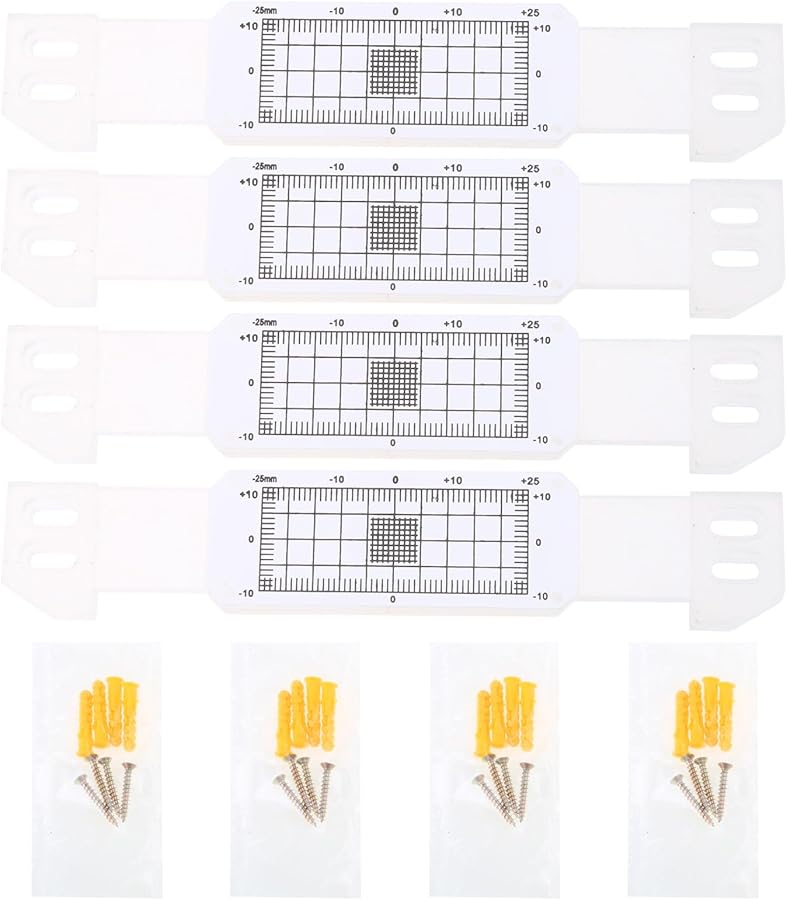 4 Pieces Standard And Corner Tell Tales Acrylic Tool Monitoring Record - Image 2