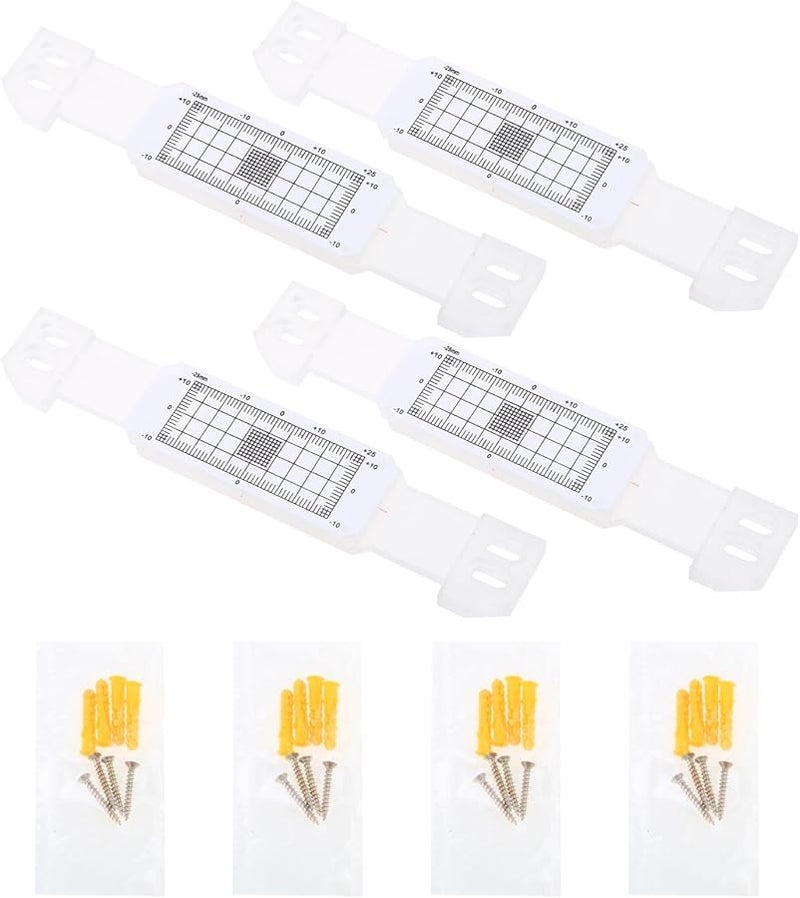 4 Pieces Standard And Corner Tell Tales Acrylic Tool Monitoring Record - Image 4