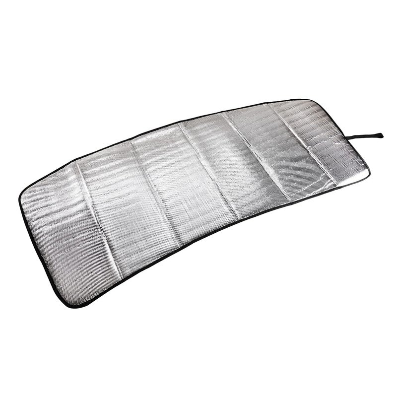 حاجب الشمس لزجاج السيارة لاند روفر ديفندر 90 110 130 ملحقات السيارة فضي سميك 5 طبقات عاكس للأشعة فوق البنفسجية حاجب زجاج أمامي للسيارة واقي غطاء للحماية والحفاظ على برودة سيارتك 202023 1 قطعة