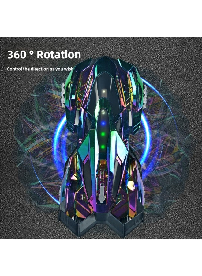 Loquat Drift Spray Remote Control Car Stunt Children Racing Car Charging Induction Electric Remote Control Car Toy-Color:Dual Remote Control-blue - Image 5