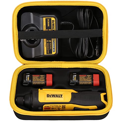 Mchoi Hard Portable Case Fits for DEWALT DCF682N1 8V MAX Cordless Screwdriver Kit Not for the DEWALT DCF680N2 Case Only