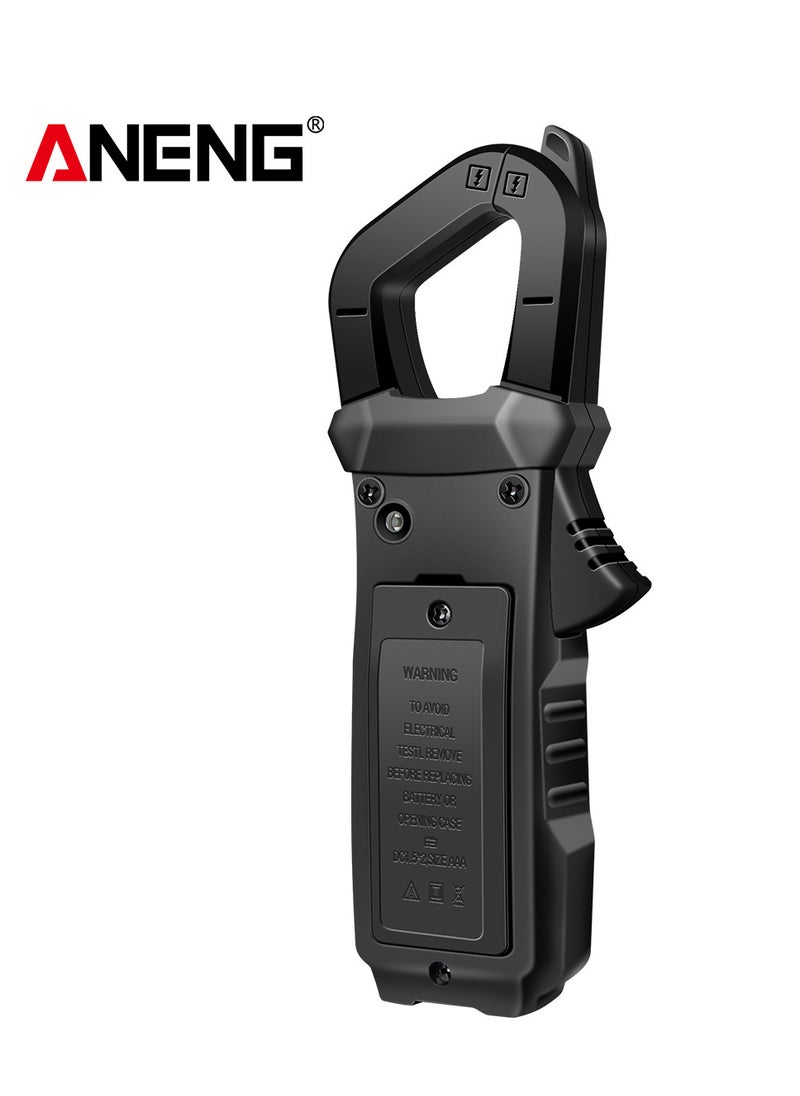 ANENG مقياس المشبك الرقمي AC / DC المشبك الحالي True-RMS متعدد المدى التلقائي اختبار متعدد مع أمبير فولت أوم مقاومة السعة استمرارية الصمام الثنائي تردد درجة الحرارة اختبارات NCV