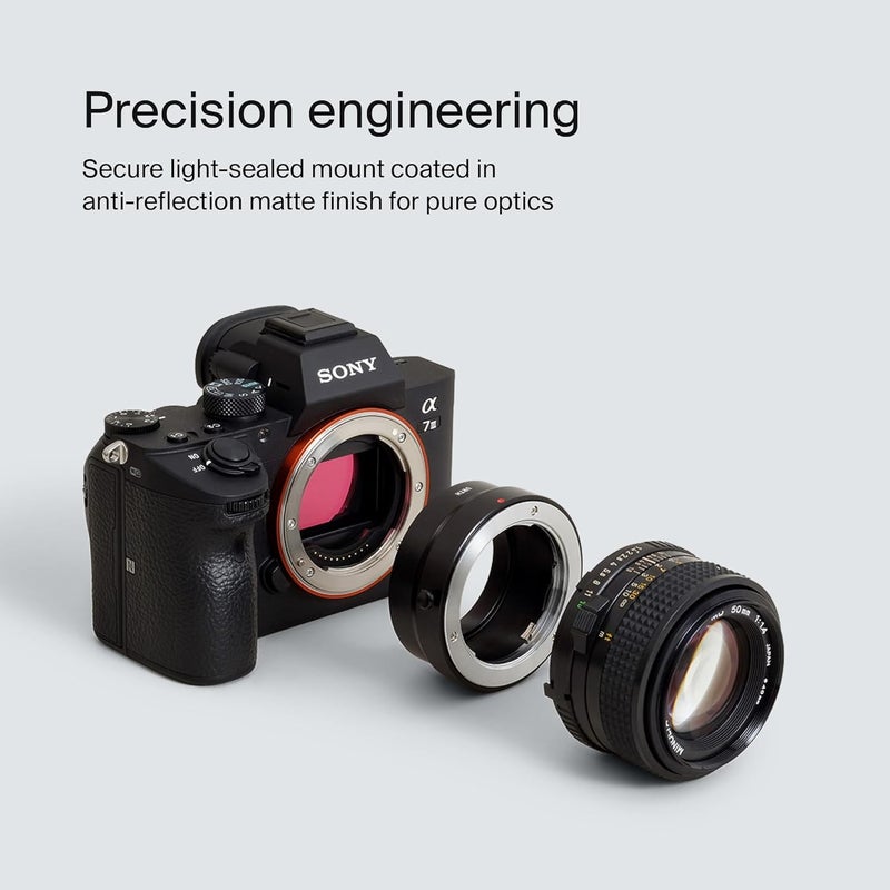 Urth Lens Mount Adapter: Compatible with Minolta Rokkor (SR/MD/MC) Lens to Sony E Camera Body - Image 4