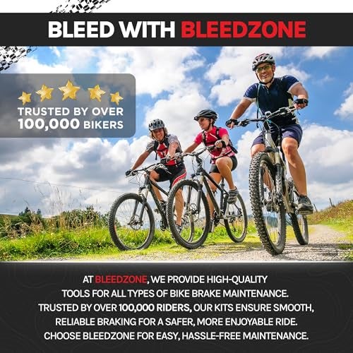 BleedZone Shimano Brake Bleed Kit with 60ml Mineral Oil- Hydraulic Brake Bleed Kit for Shimano Disc Brakes, Bike Brake Bleeder Kit, and Mineral Oil Brake Maintenance - Image 5
