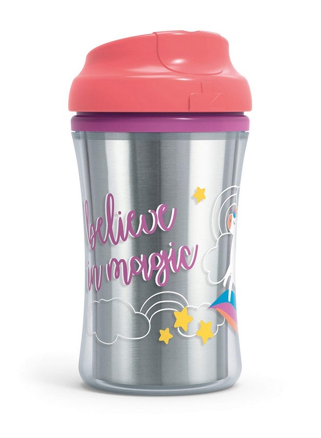 NUK First Essentials By Nuk Seal Zone Insulated Cuplike Rim Sippy Cup 9 Oz 2 Count (Pack Of 1) - Image 4