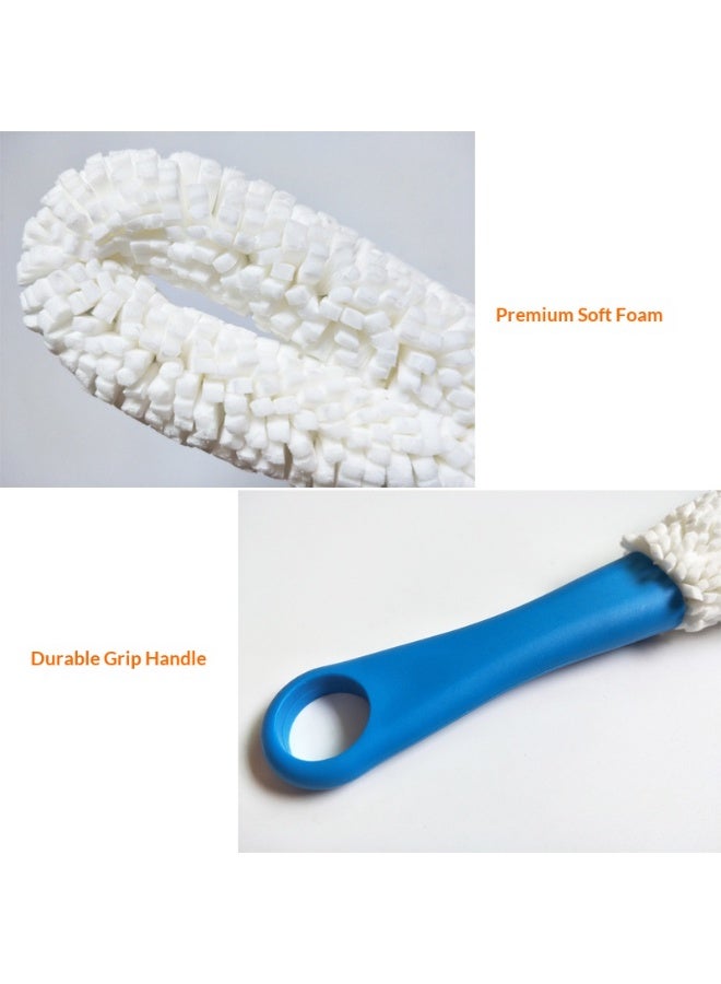 Long-Handled Sponge Brush, Multi-Functional Stemmed Glass/Kettle, Flexible Sponge Brush - Image 4