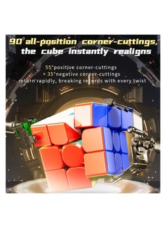 MoYu MoYu RS3M V5 3x3 Magnetic Cube Maglev with Robot Box Stickerless Latest 2023 Release  - Image 4