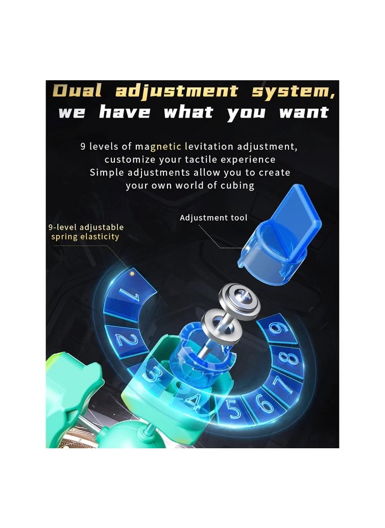 MoYu - MoYu RS3M V5 3x3 Magnetic Cube Maglev with Robot Box Stickerless Latest 2023 Release - Image 1