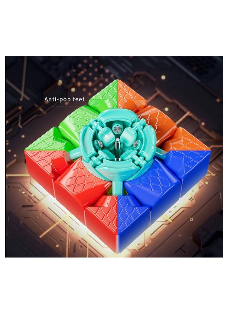 MoYu - MoYu RS3M V5 3x3 Magnetic Cube Maglev with Robot Box Stickerless Latest 2023 Release - Image 1