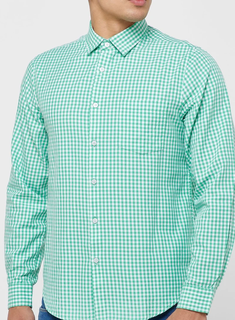 Seventy Five Checks Slim Fit Full Sleeve Casual Shirt