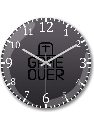Print Shop Blusa Game Over Wall Clock Curved Real Glass - pzsku/ZB1166D5447651C57C528Z/45/_/1728051530/c102c06e-ae9e-44bf-bf5c-d4fe94f02dd3
