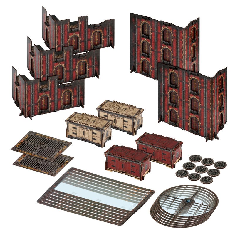 Jucoci Battlezone Creation Kit 9PCS Tabletop Terrain Wargame Terrains Set Compatible with WH40KRed - Image 3