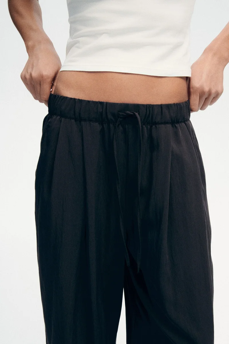 H&M Tie-detail balloon trousers