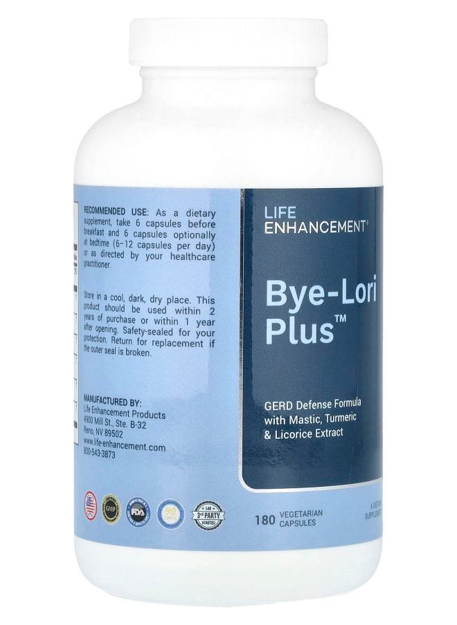 Life Enhancement Bye-Lori Plus™ 180 Vegetarian Capsules  - Image 2