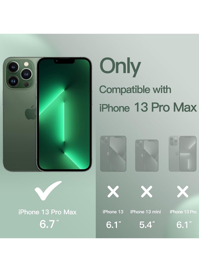 ACLIX Silicone Case Compatible with iPhone 13 Pro Max, Slim Liquid Silicone, Layers of Soft Gel Rubber Shockproof, Protective Phone Case Cover with TPU Lining Compatible With iPhone 13 Pro Max (Alpine Green) - Image 2