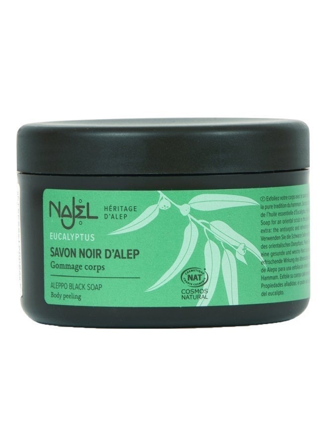najel Aleppo Black Soap Body Peeling