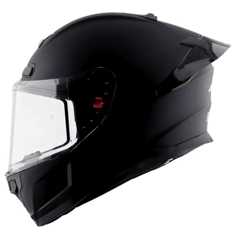 Axor Saber ISI ECE and DOT Certified Matte Finish Full Face Helmet for Men with Pinlock Fitted Clear Visor -Dull Black-M - Image 2