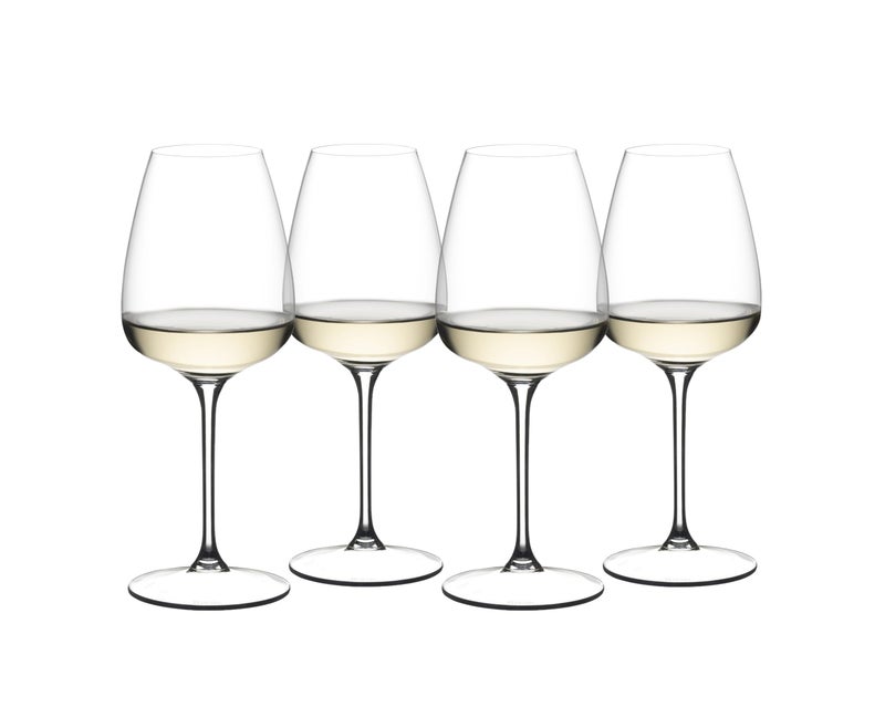 Riedel GRAPE White Wine Rose Champagne Wine Glass 4 Pack Dishwasher Safe Crystal Glass 542405US - Image 2