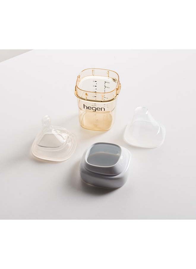 hegen Feeding Bottle PPSU with Medium Flow Teat, 3 to 6 Months - 240 ml  - Image 4