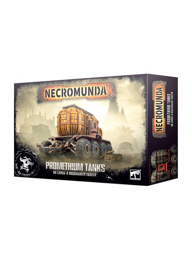 Games Workshop Games Workshop Necromunda: Promethium Tanks on Cargo-8 Ridgehauler Trailer