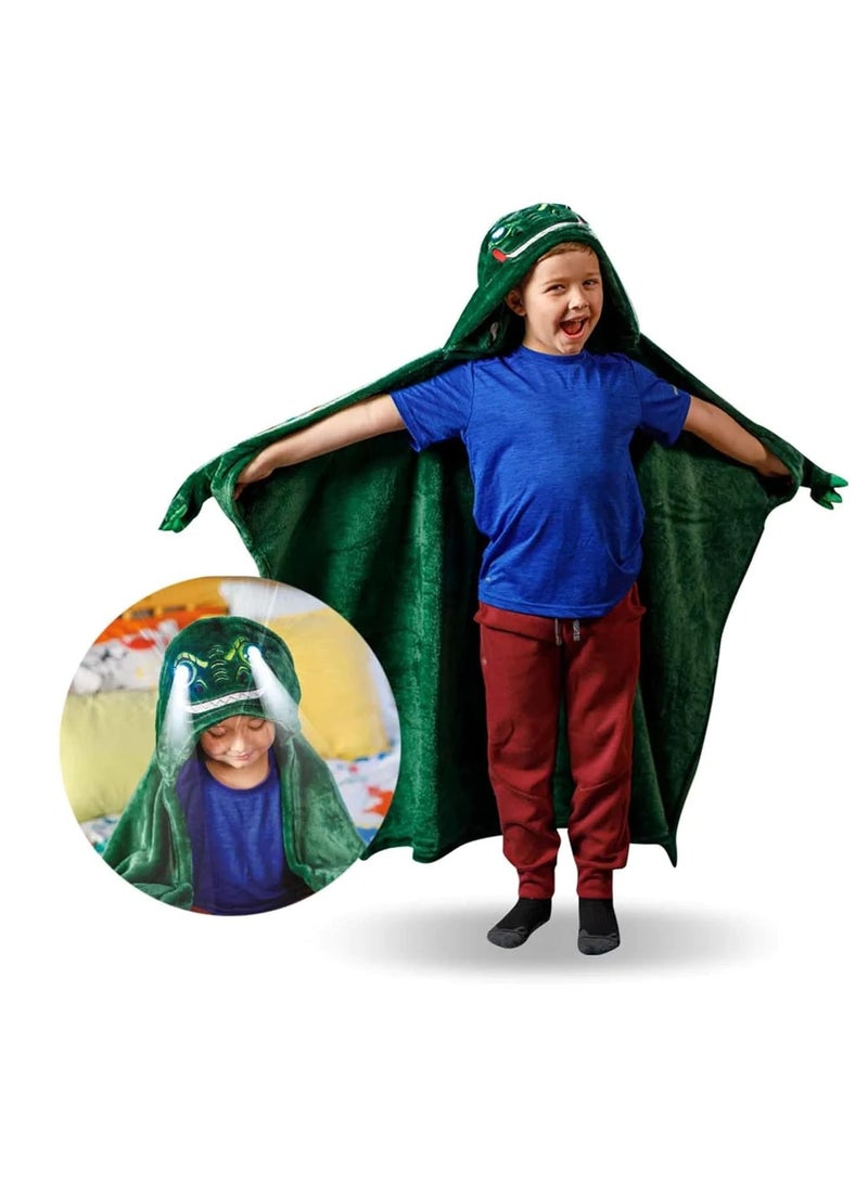 Latest Stylish 2 in 1 Unicorn Blanket and Pillow for Kids Dragon with Light - Image 2