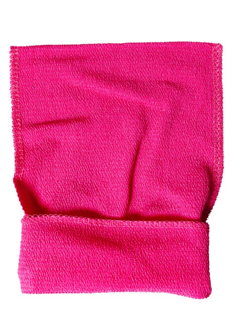 Moroccan Oil Korean Bath Gloves - Exfoliating Pink Gloves for Smooth, Glowing Skin, Silk-Towel Composite for Ultimate Skincare